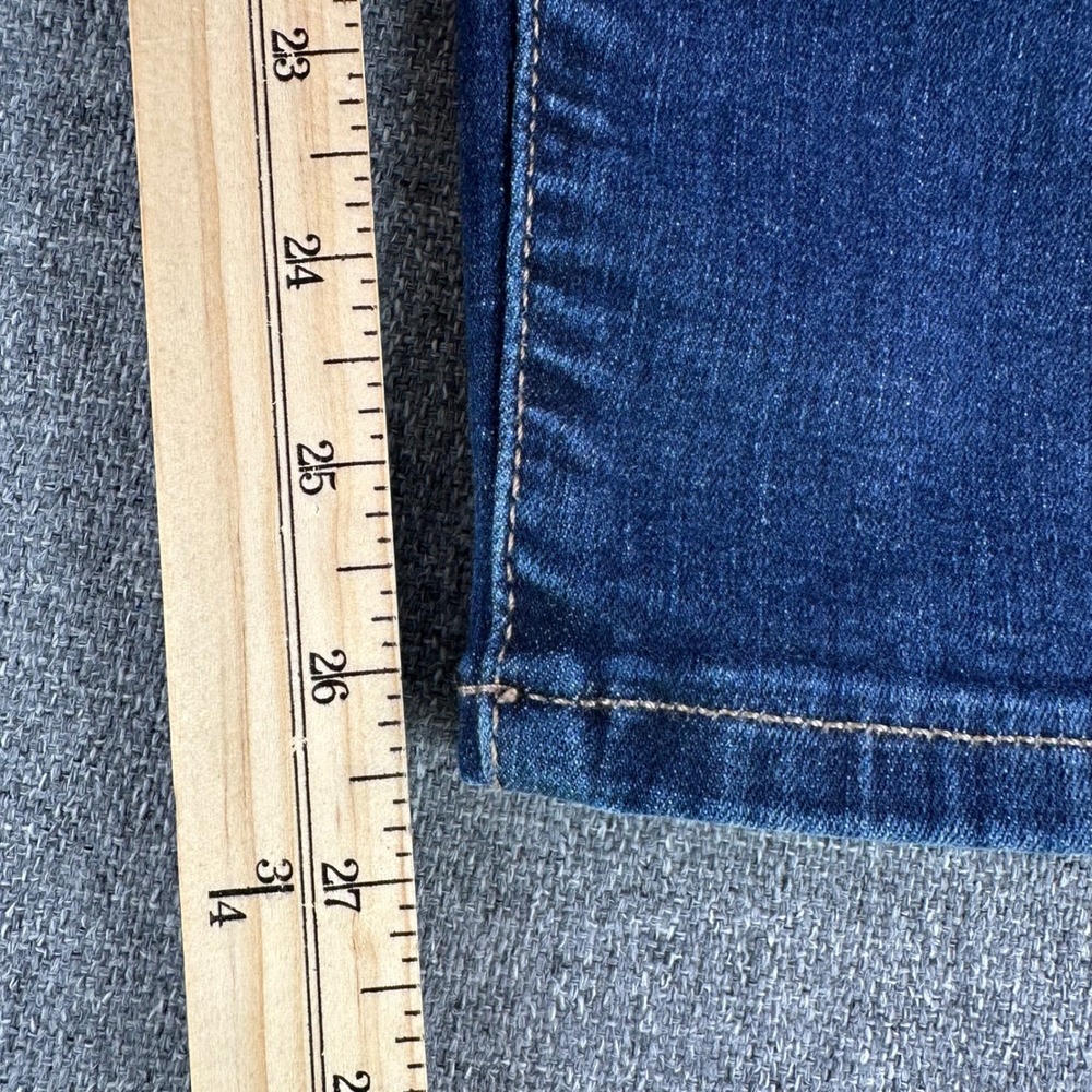 Banana Republic Jeans Womens 31/12 Sculpt Skin Dark Wash Blue Skinny Stretch - Picture 9 of 10